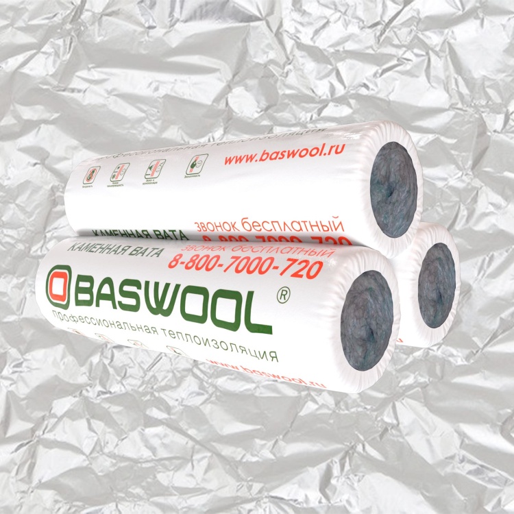 Мат прошивной BASWOOL  МП-80 (Ф) 2000х1200х100 мм
