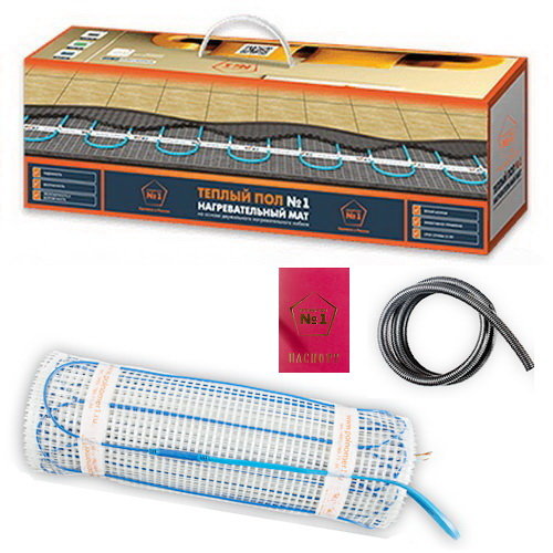 Нагревательный мат &quot;Теплый пол №1&quot; ТСП-1200-8,0