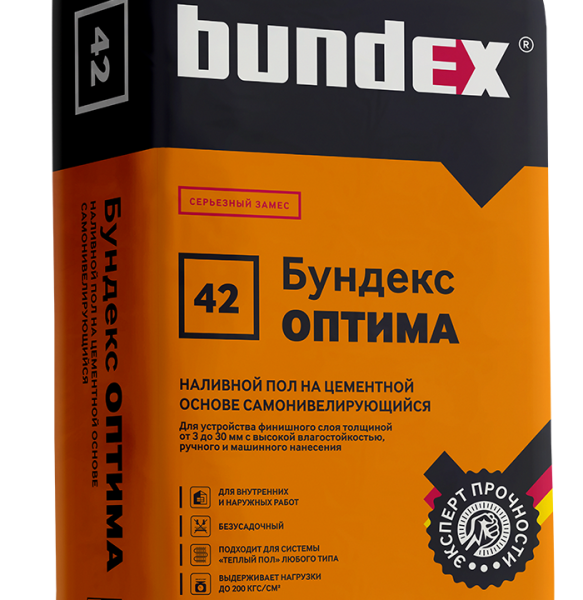 Наливной пол Бундекс Оптима, 25кг