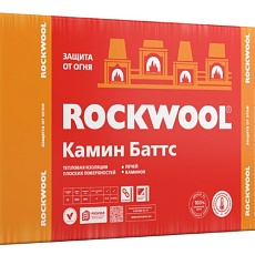 Rockwool Камин Баттс (1000*600*30) 4п/0,072м3/2,4м2/38пач.под