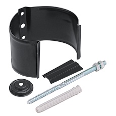 Кронштейн трубы на кирпич, 90мм GL