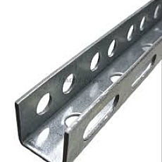 Профиль монтажный П-образный оцинк. перфорир. 30х30х302.0 L=2м